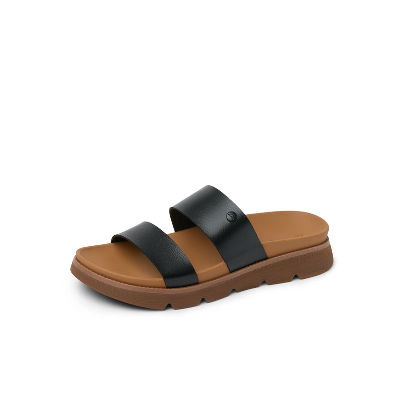Női papucs Vista Luxe Thea, fekete/bézs