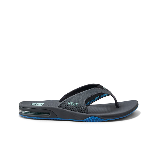 Férfi Fanning papucs, Gunmetal/Ocean