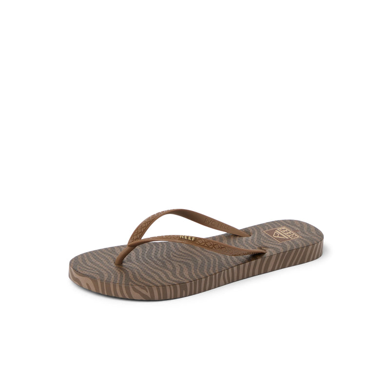 Női papucs REEF Seaside Prints, Choco Zebra