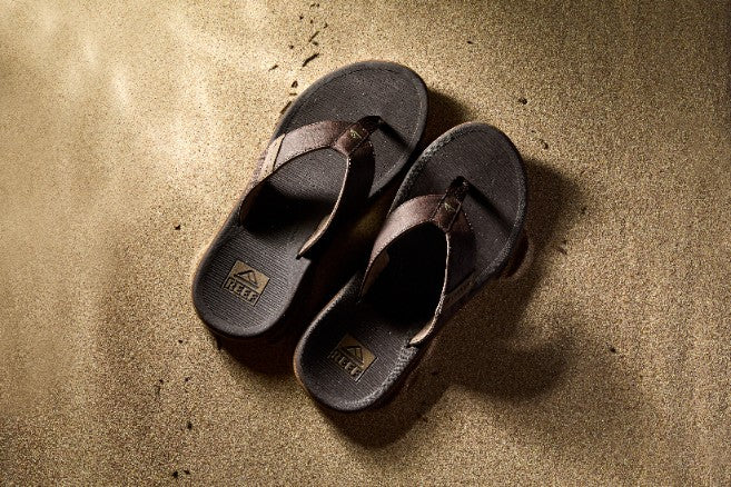 Férfi papucs REEF Santa Ana, Moonrock/Brown