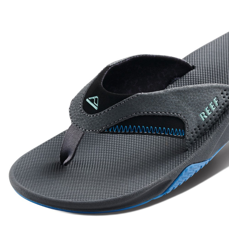 Férfi Fanning papucs, Gunmetal/Ocean