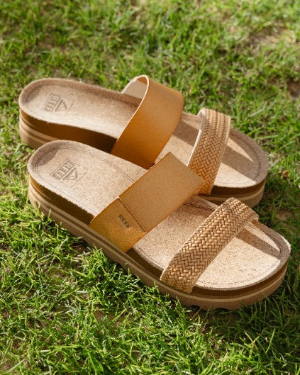 Női Papucs Cushion Vista HI, Natural Braid