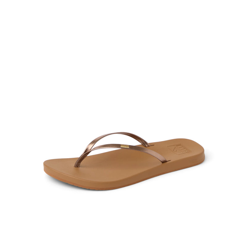 Női papucs Cushin Slim, bronz/barna