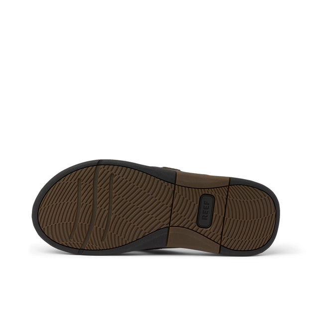 Férfi papucs, Leather Offshore, sötétbarna