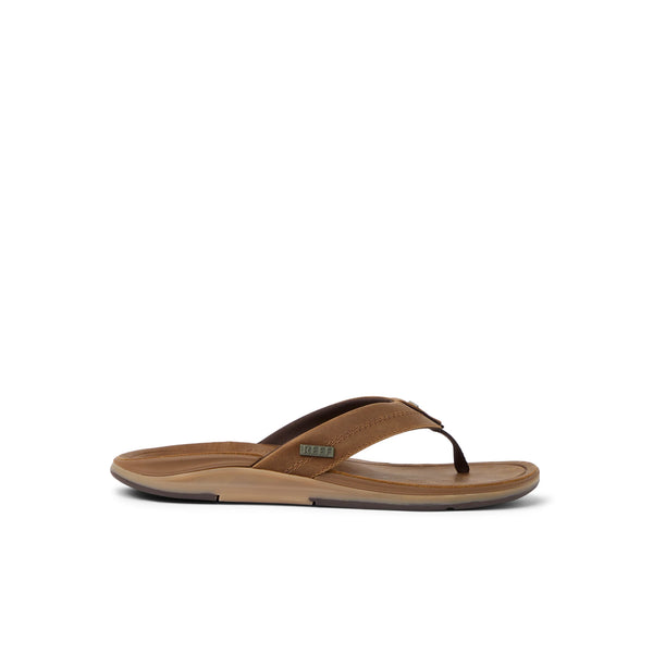 Férfi papucs Leather Offshore, bronz/barna