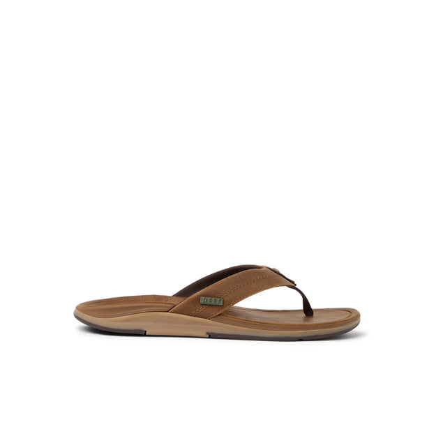 Férfi papucs Leather Offshore, bronz/barna