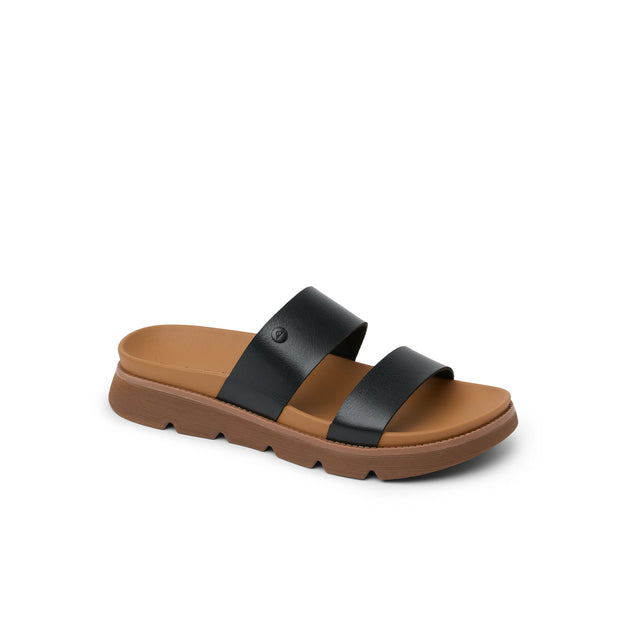 Női papucs Vista Luxe Thea, fekete/bézs