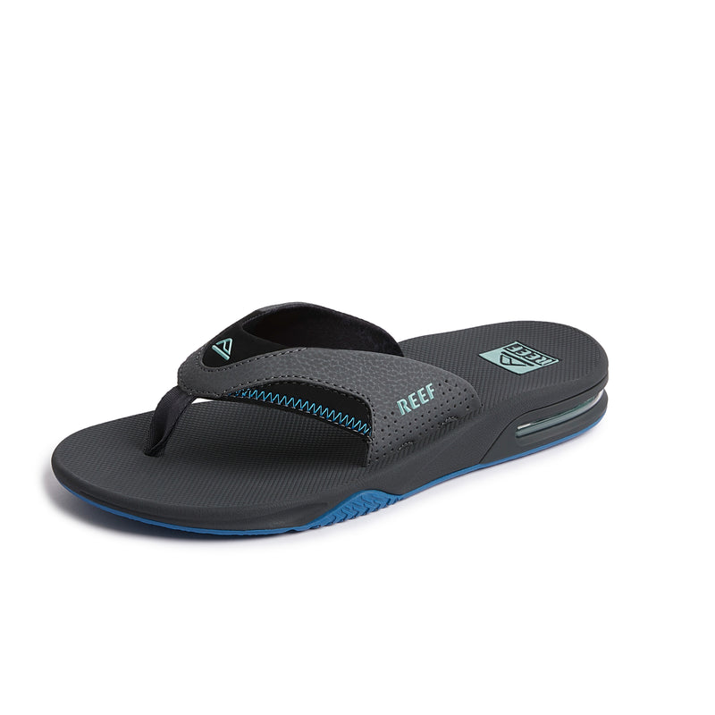 Férfi Fanning papucs, Gunmetal/Ocean