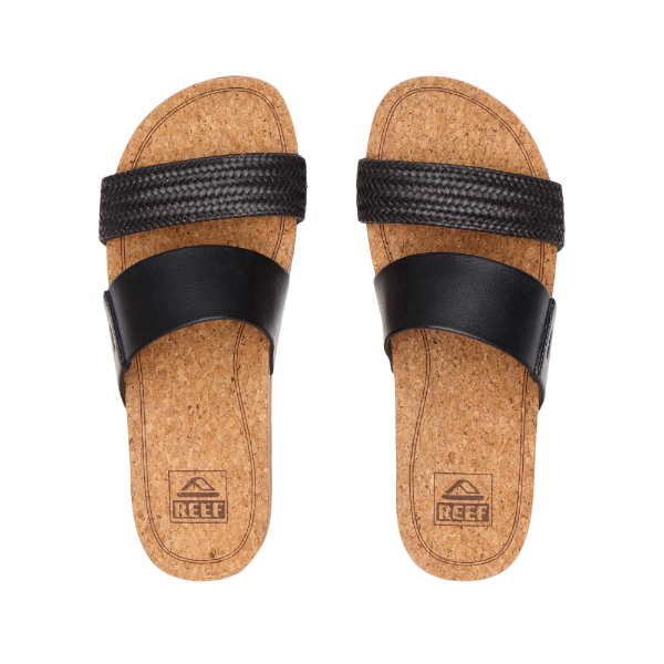 Női papucs Cushion Vista HI, Black Braid