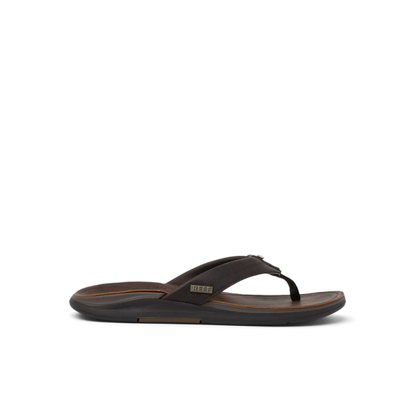 Férfi papucs, Leather Offshore, sötétbarna