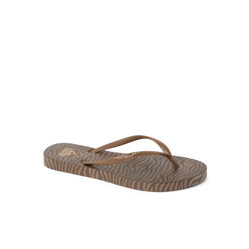 Női papucs REEF Seaside Prints, Choco Zebra
