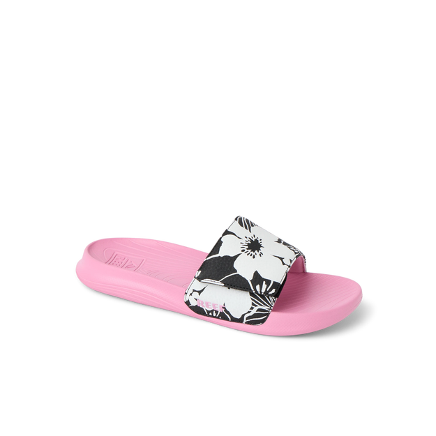 Lány papucs Kids Salty Slide, fekete/rózsaszín