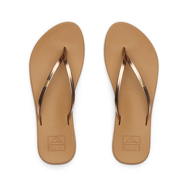 Női papucs Cushin Slim, bronz/barna