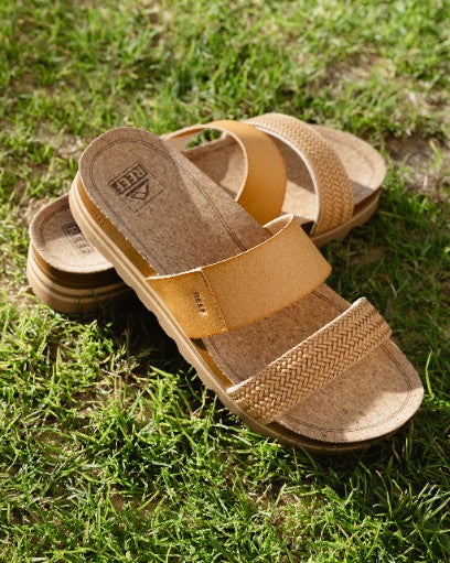 Női Papucs Cushion Vista HI, Natural Braid