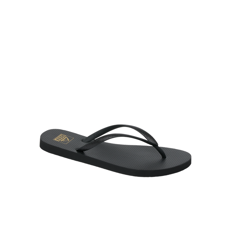 Női papucs REEF Seaside, Black Glitter